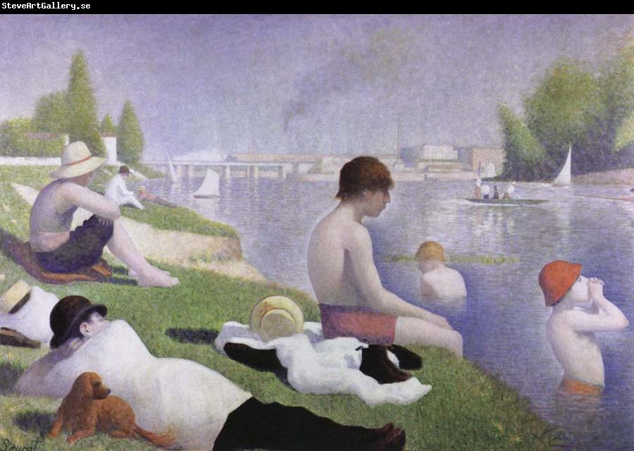 Georges Seurat bathers as asnieres